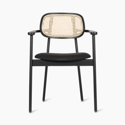 Sillón de comedor tapizado Titus Vincent Sheppard