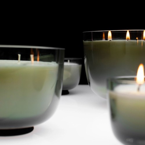 Vela perfumada L Amberes gris ahumado