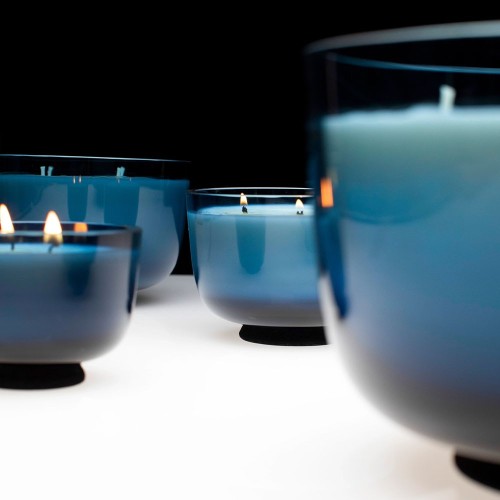 Candela profumata L blu scuro Panare