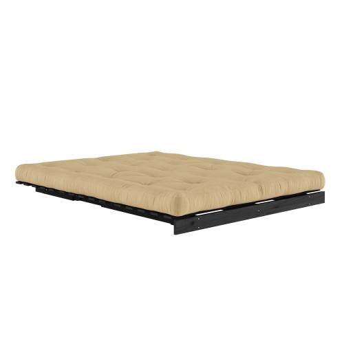 Canapé lit Roots 160 noir - 758 Wheat Beige