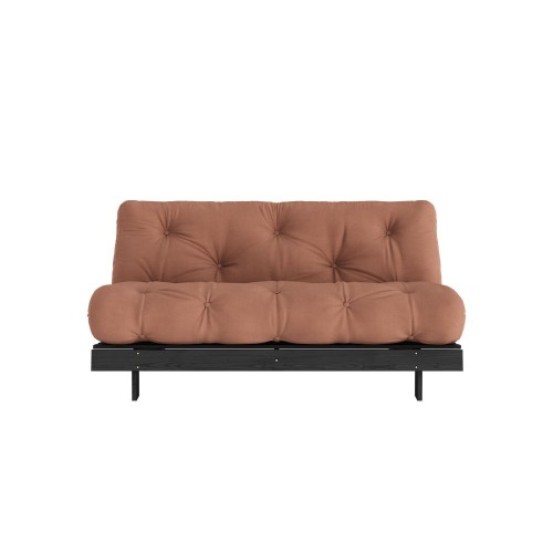 Schlafsofa Roots 160 schwarz - 759 Clay Brown