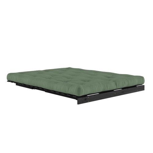 Canapé lit Roots 160 noir - 756 Olive Green