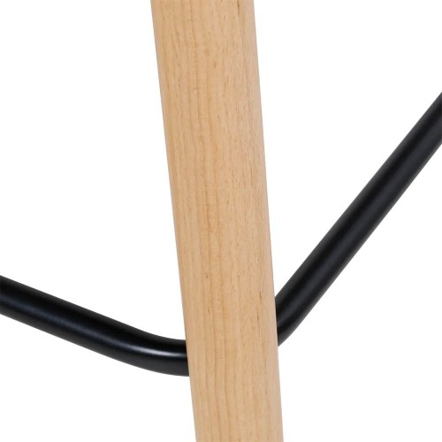 Chaise de bar Tiago tissu gris clair