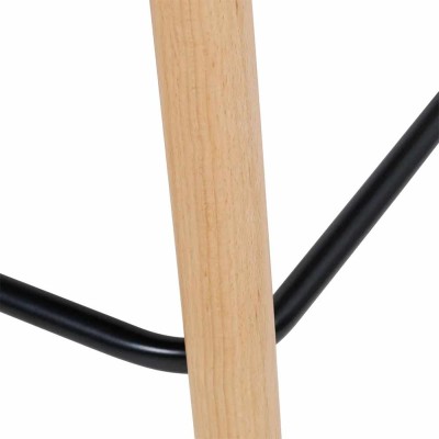 Tiago black fabric bar chair 2