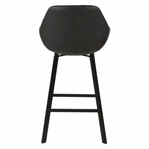 Sillón de bar giratorio negro veteado musgo