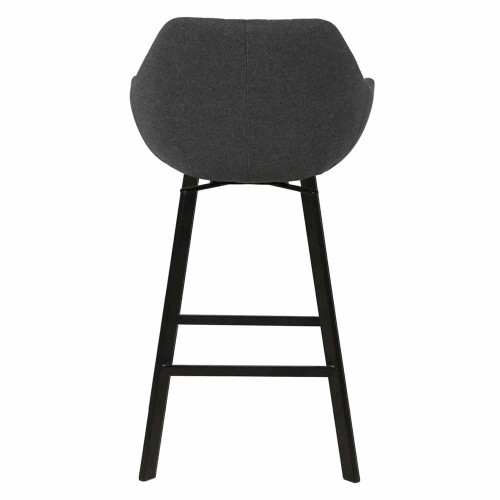 Chaise de bar pivotante gris foncé