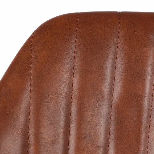 Moss brown swivel bar chair