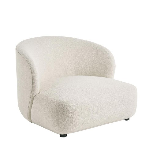 LISETTE large curly armchair - Cream