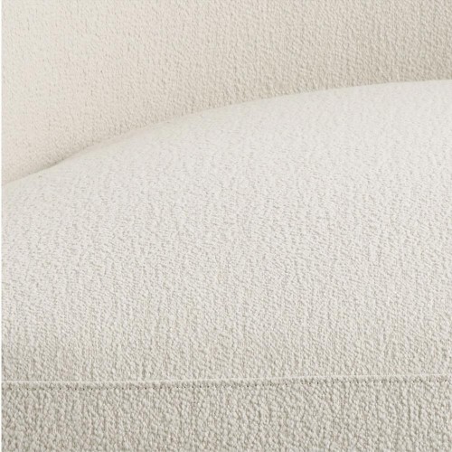 Sillón rizado grande LISETTE - Crema