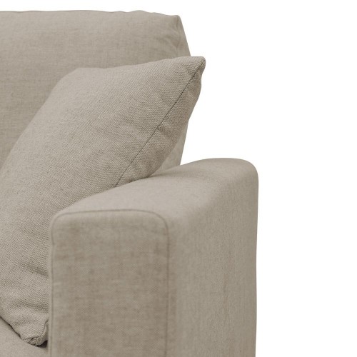 ANGIE reversible sofa in linen - Beige