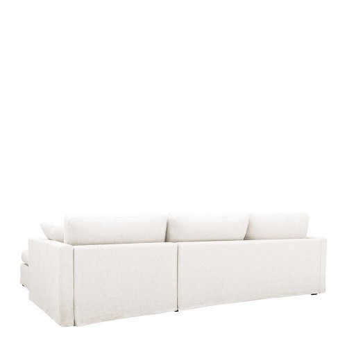 Wendesofa mit Meridian ANGIE aus Leinen - Weiß