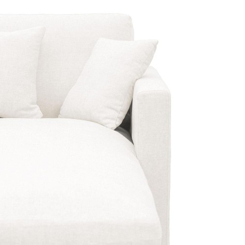 ANGIE reversible sofa in linen - White