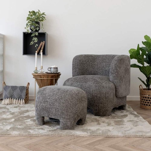 Sillón y reposapiés Nazare