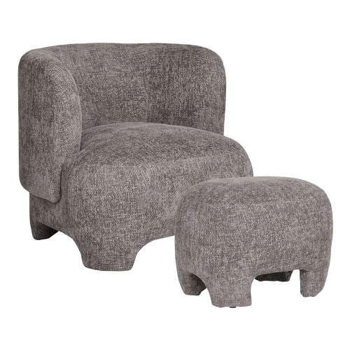 Nazare armchair and footstool