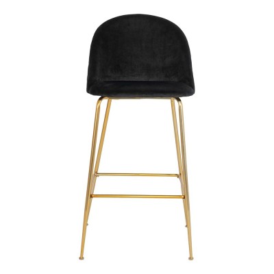Silla de bar Lausanne - negro/oro 2