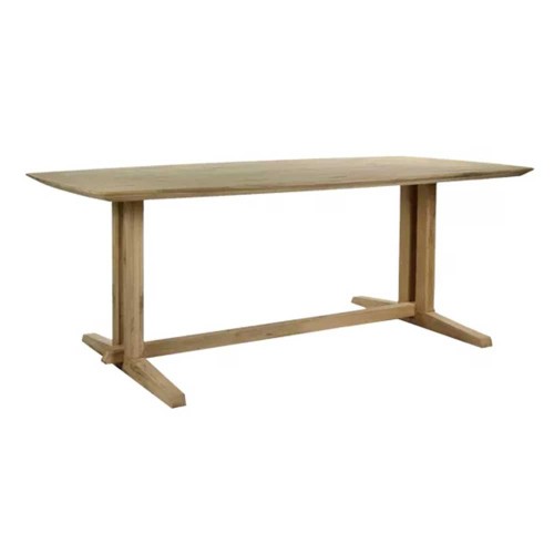 ALMA - table - oak - L 200 x W 105 x H 76 cm - natural