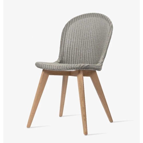 Sedia Yann Oak Base Clear