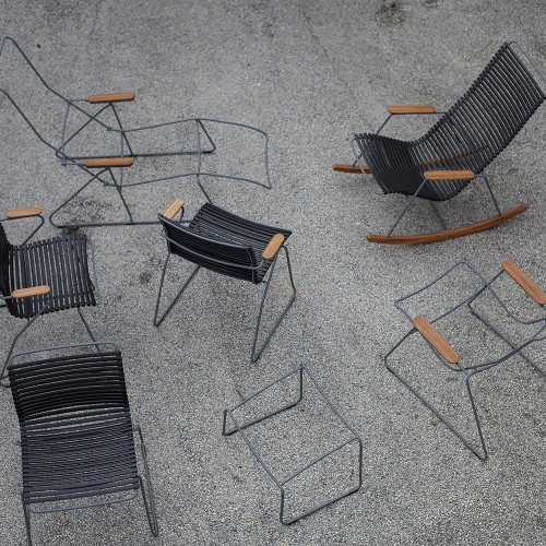 Rocking chair Click bleu foncé Houe