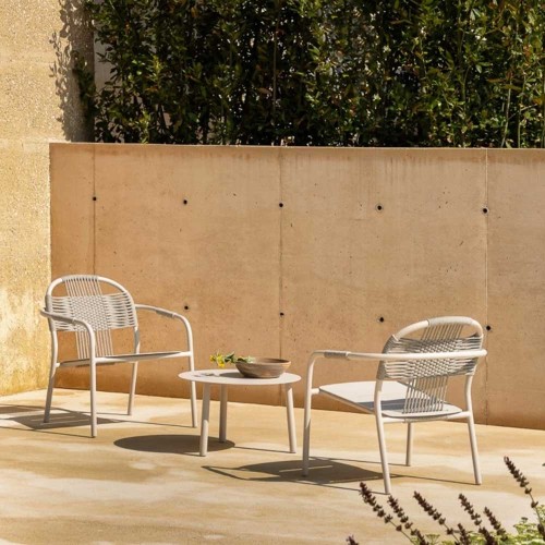 Table basse Lilo D60 dune white