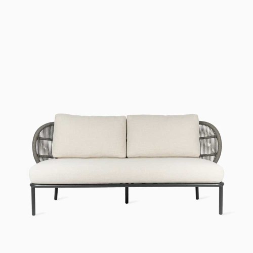 Divano lounge Kodo grigio fossile