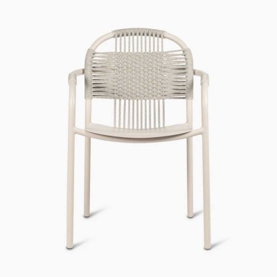 Silla de Mesa Cleo Dune Blanca Vincent Sheppard