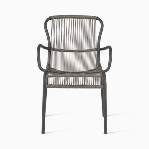 Chaise de Table Loop Fossil Grey