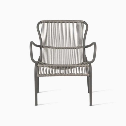 Loop Lounge Chair Grigio fossile