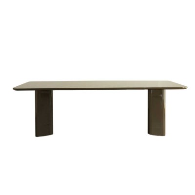 Mesa de comedor Victoire - 260x100 - Madera lacada caqui Gabrielle Paris