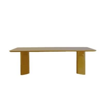 Mesa de comedor rectangular Victoire - Madera lacada ámbar Gabrielle Paris