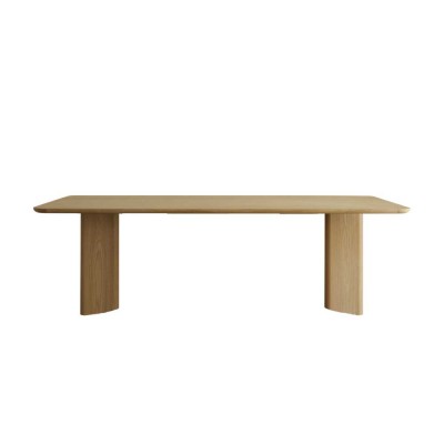 Mesa de comedor rectangular Victoire - Fresno natural Gabrielle Paris