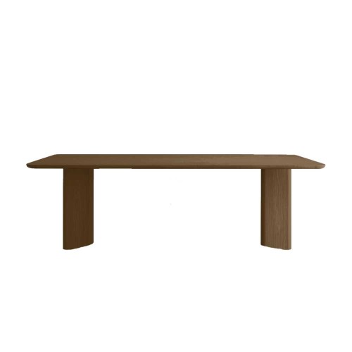 Victoire rectangular dining table - Ash with walnut finish