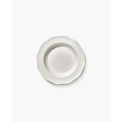 Assiette de pâtes Silhouette - blanche 2