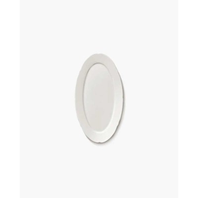 Piatto ovale Silhouette - bianco 2