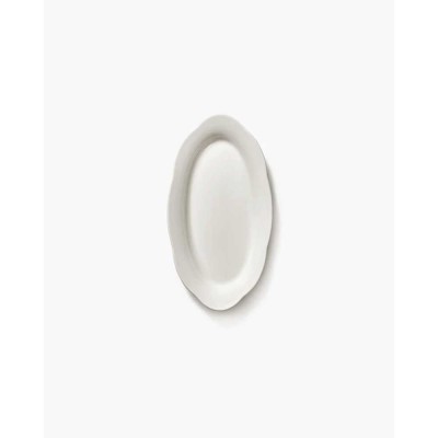 S Silhouette oval soup plate - white 2