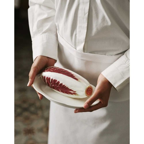 Assiette ovale creuse S Silhouette - blanche