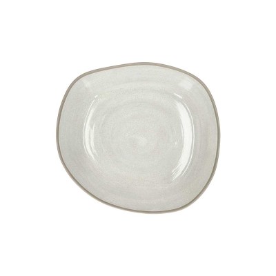 Bol de service Primeval L 36,3 x W 33 x H 10 cm gris clair 2