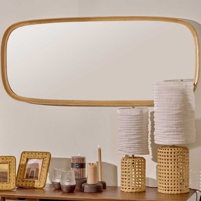 Miroir Quercus - L 140 x W 5,5 x H 60 cm - naturel 2