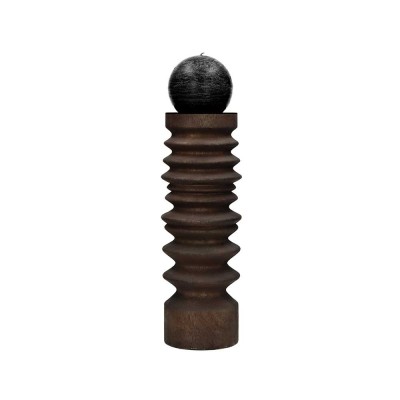 Rotello candleholder DIA 11 x H 41 cm - brown 2