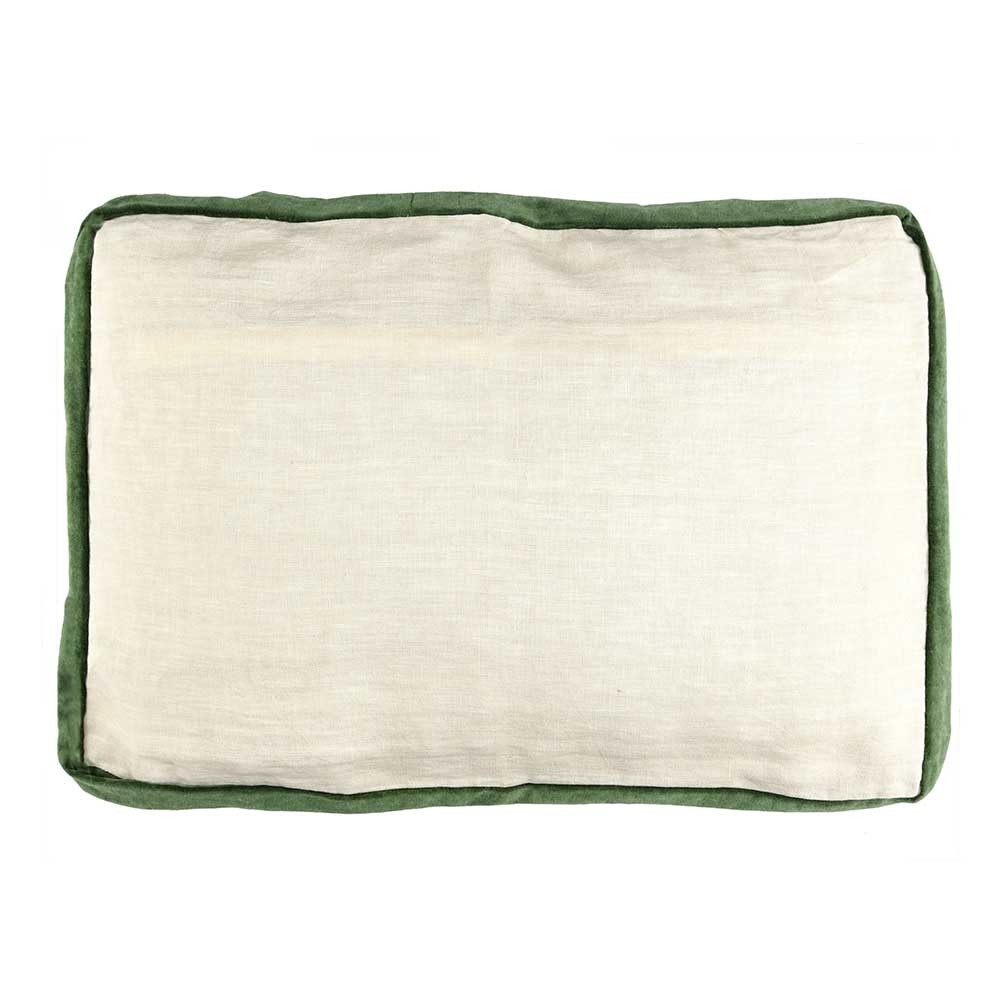 Coussin Alpha Borders Vert - 60x40