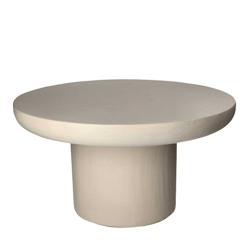 Beistelltisch Piastro DIA 60 x H 32 cm Grau/Beige