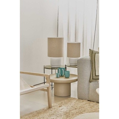 Table d'appoint Piastro DIA 60 x H 32 cm Gris/beige