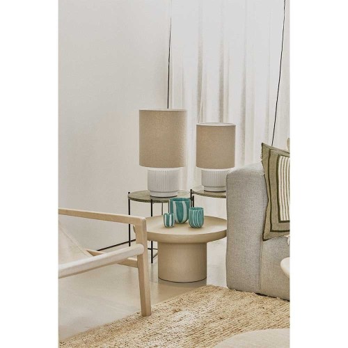 Piastro DIA bijzettafel 60 x H 32 cm Grijs/beige