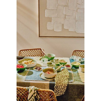 4 x Set de table Frivole Aqua foncé - 50x35 Pomax