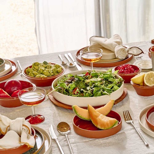 RASA DIA bol 27 x H 4 cm blanco hueso