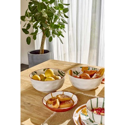 Insalatiera Mykonos in porcellana DIA 24×H11,5 limone ( DISPO 31 MAGGIO ) Pomax