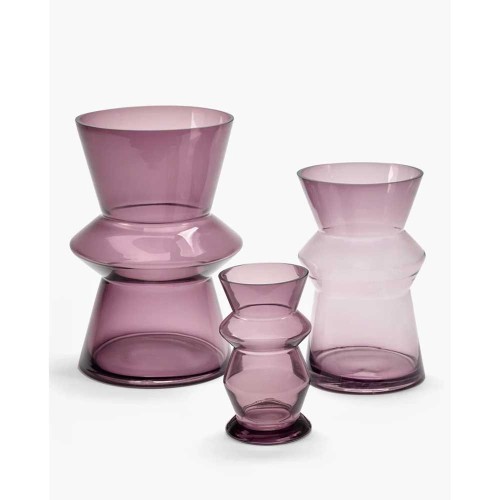 Vase L violett Marie-Ann