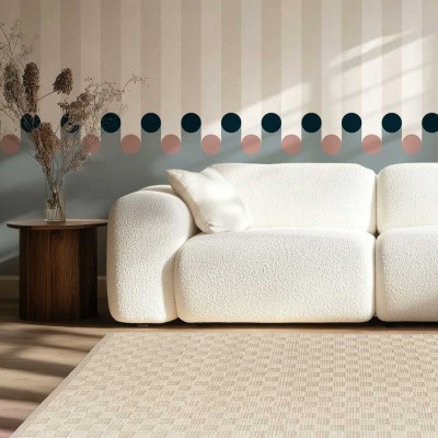 Sanguine & blue ferns wallpaper Edito Paris