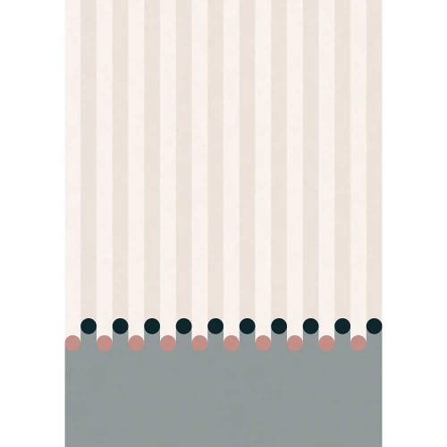 Papier peint DOTT- bleu ( À COMPLÉTER PA)