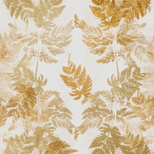 Papier peint FEUILLE D’OR 192cm x 270cm - crème ( À COMPLÉTER PA)
