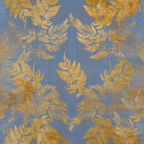 Carta da parati in foglia d'oro 192cm x 270cm - blu ( DA COMPLETARE PA)